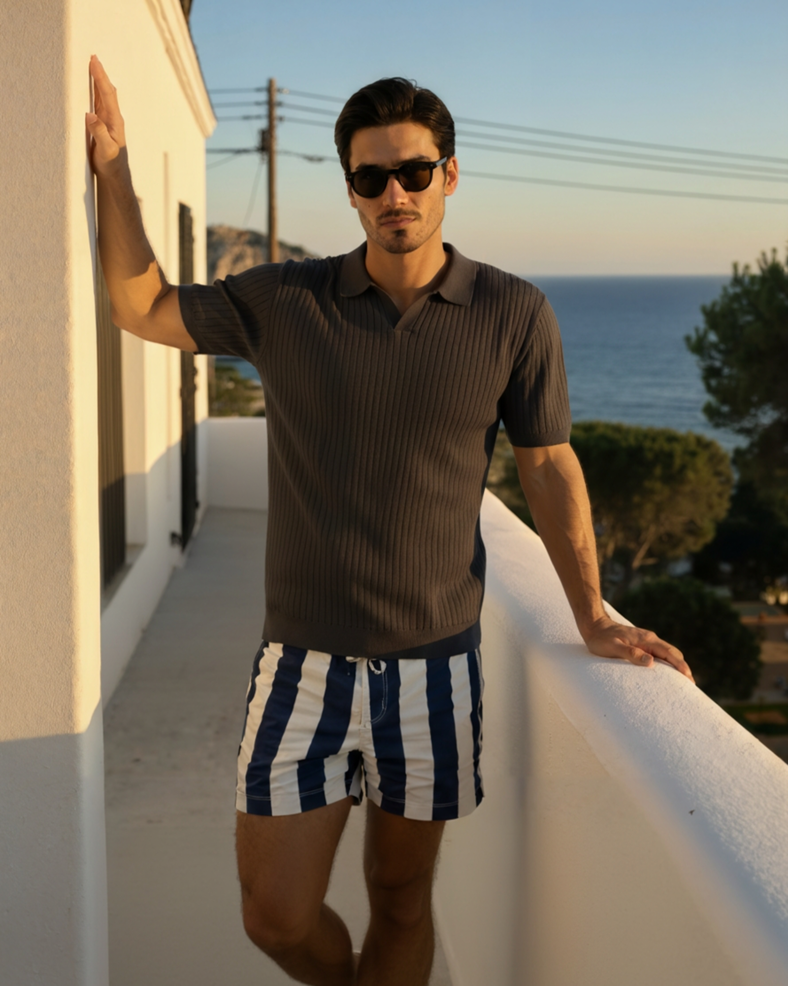 Polo Acanalado Premium